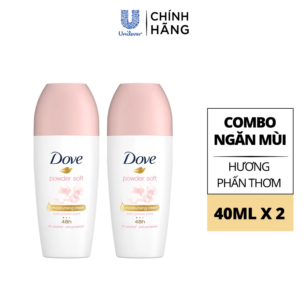 Ảnh [CHÍNH HÃNG] Lăn khử mùi Dove dưỡng da sáng mịn dành cho nữ 40 ml 2