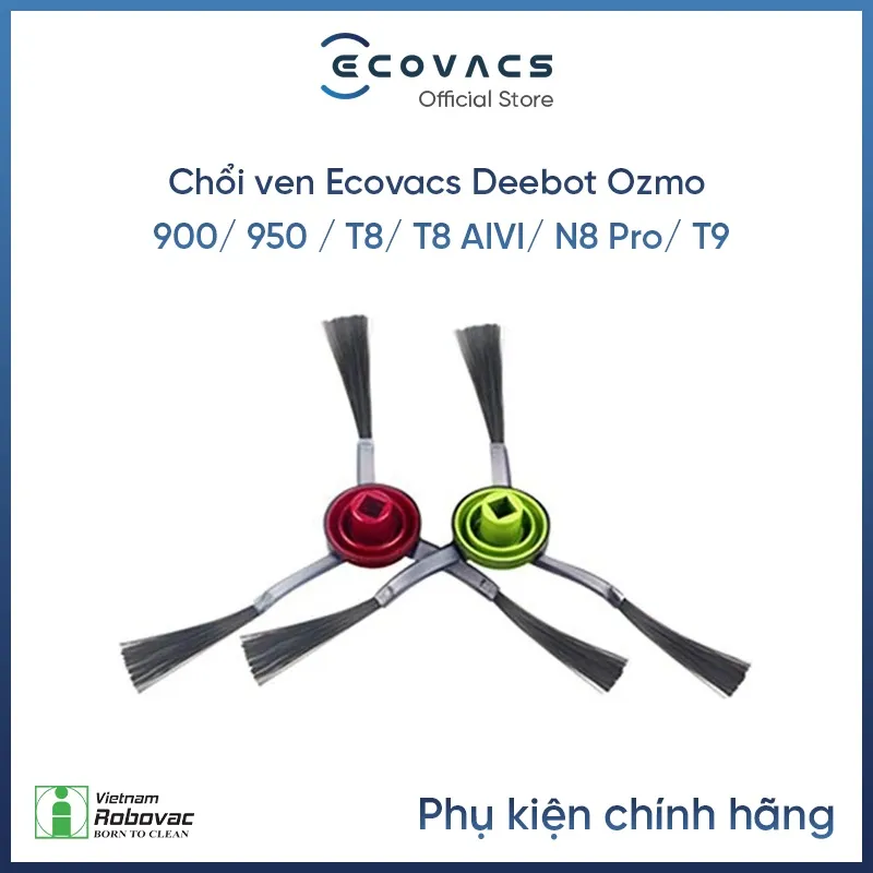 Ảnh Chổi ven Robot Ecovacs Deebot OZMO 950 / T8/ N8Pro / T9 - Hàng Chính Hãng 2