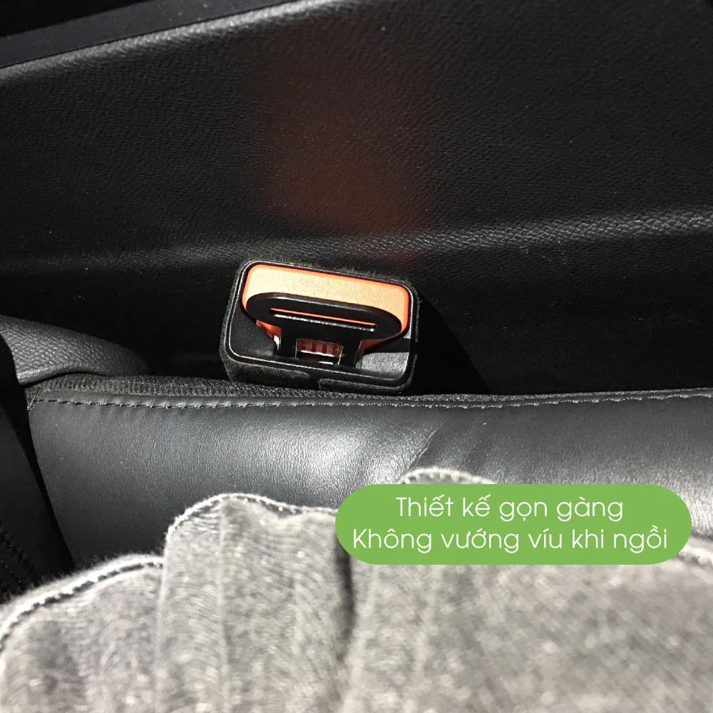 Ảnh Chốt cài dây an toàn giữ thú cưng, tắt chuông cảnh báo, thiết kế gọn dùng cho mọi loại xe, phụ kiện oto Tâm Luân 4