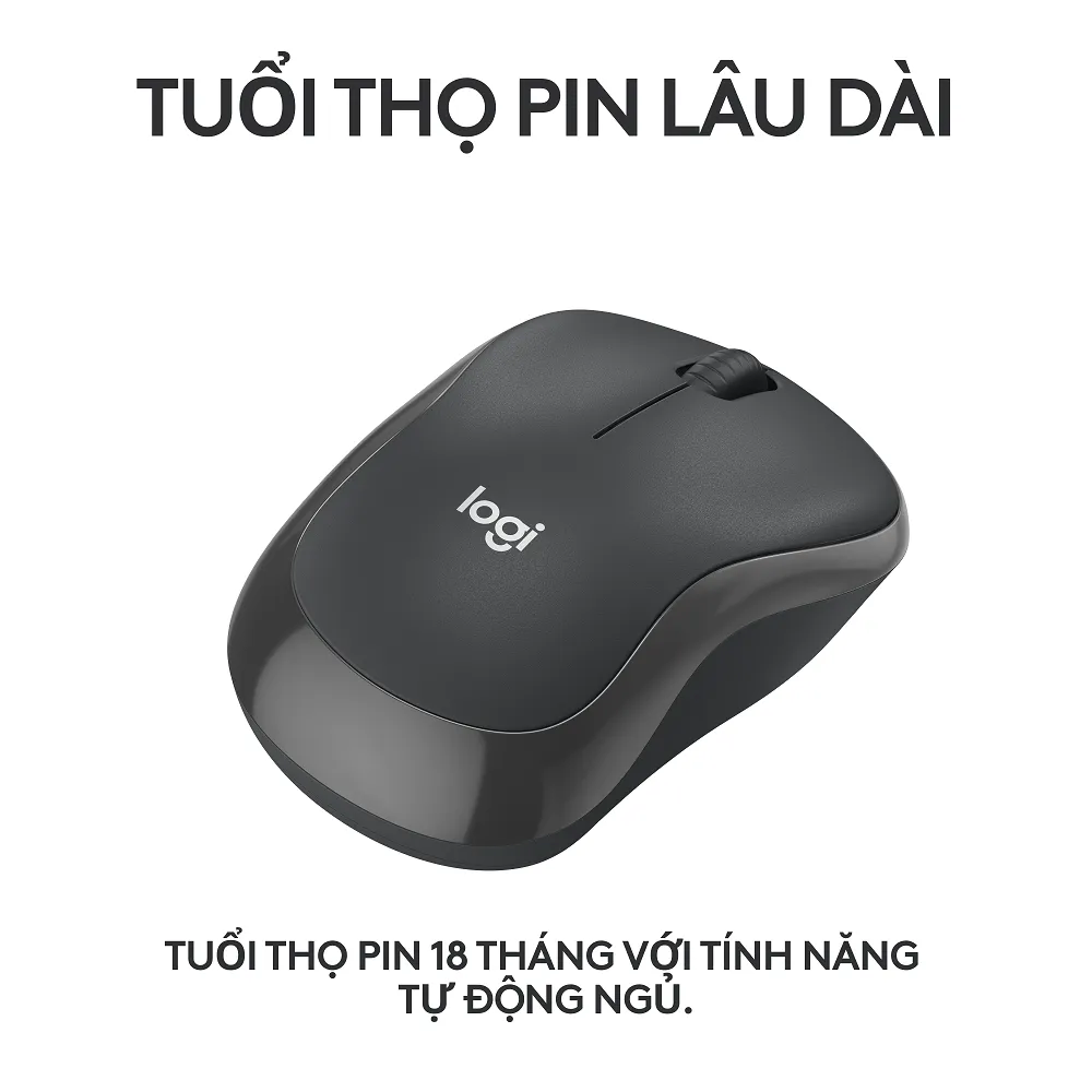 Ảnh Chuột Bluetooth Logitech M241 Silent - Không dây, Nhỏ gọn, Tương thích Windows, macOS 4