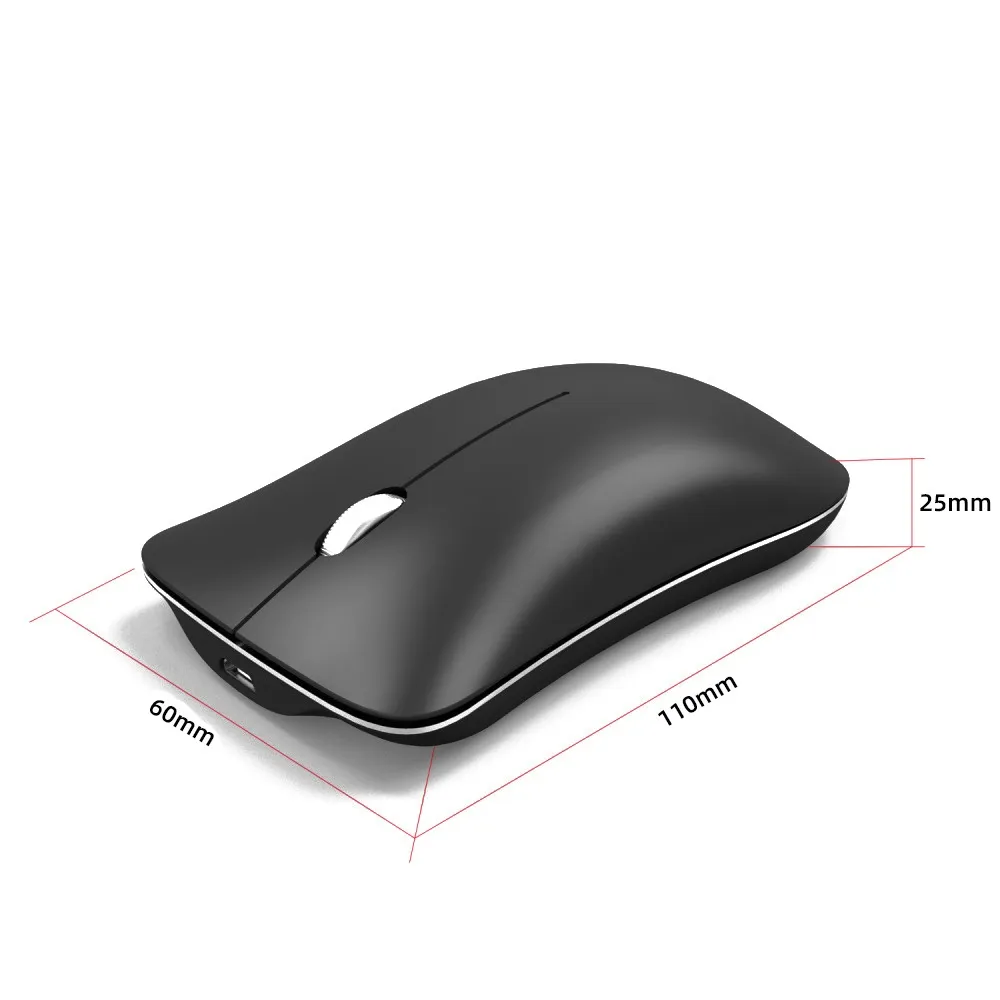 Ảnh Chuột Bluetooth ZTU Smart PM9 bluetooth + wireless USB 2.4GHz siêu mỏng tự sạc,không tiếng ồn 1