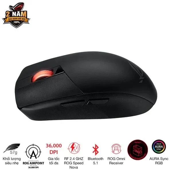 Ảnh Chuột Gaming ASUS ROG Strix Impact III wireless 4