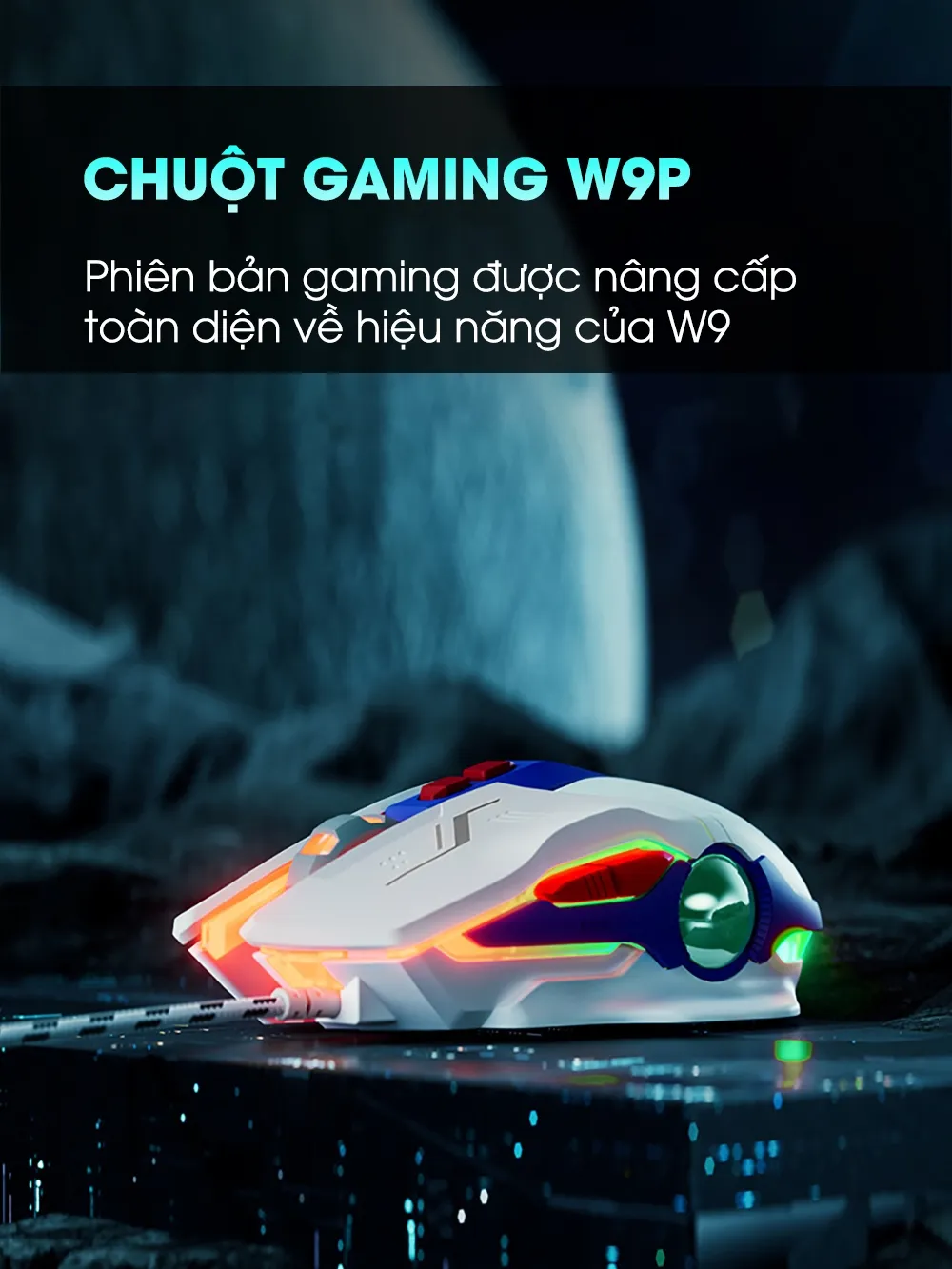 Đánh Giá Chuột Gaming SIDOTECH W9P GUNDAM: 1000Hz, 12800 DPI, Silent, RGB - Chỉ 125k!