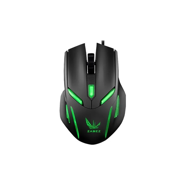 Ảnh Chuột Gaming Có Dây Zadez G-611M, DPI Cao, LED RGB Đổi Màu, Thiết Kế Công Thái Học, Bấm Nhạy, Dây Bền 1