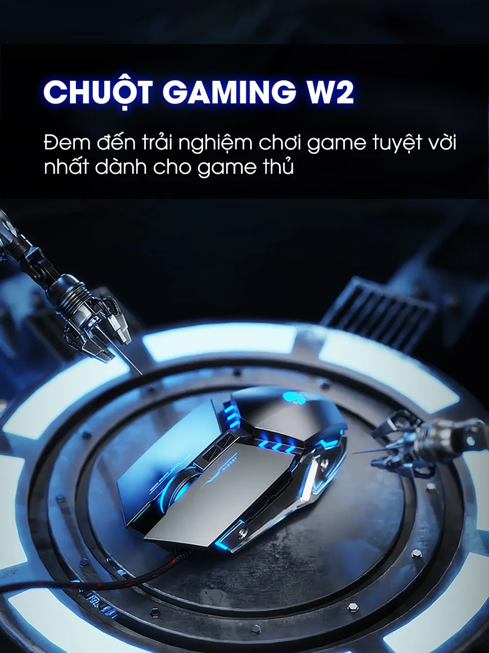 Chuột Gaming SIDOTECH W2 Silent Có Dây, Macro, LED - Giá Tốt Cho Game Thủ