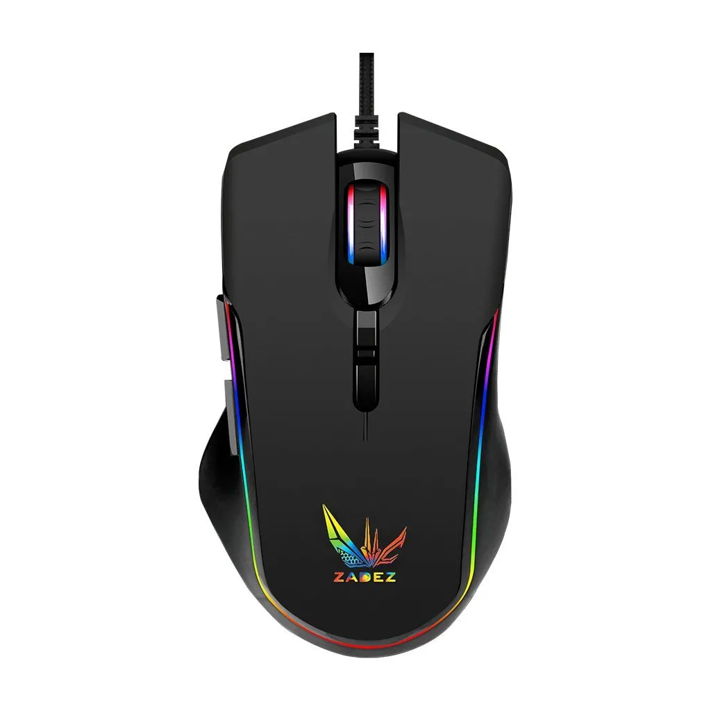 Ảnh Chuột Gaming Zadez G-156M - Thiết Kế Ergonomic, LED RGB, DPI Tùy Chỉnh, Tối Ưu Cho Game Thủ 1