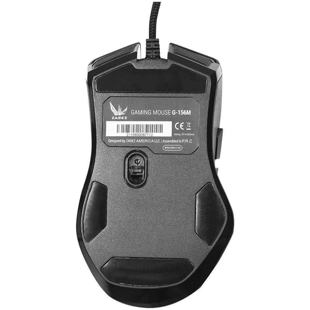 Ảnh Chuột Gaming Zadez G-156M - Thiết Kế Ergonomic, LED RGB, DPI Tùy Chỉnh, Tối Ưu Cho Game Thủ 2