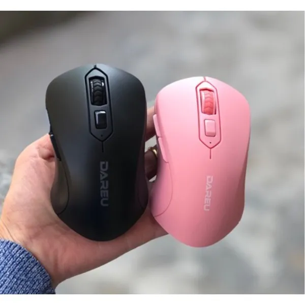 Ảnh Chuột không dây DAREU LM115G Pink / Black / White - Kết nối xa 10m 2