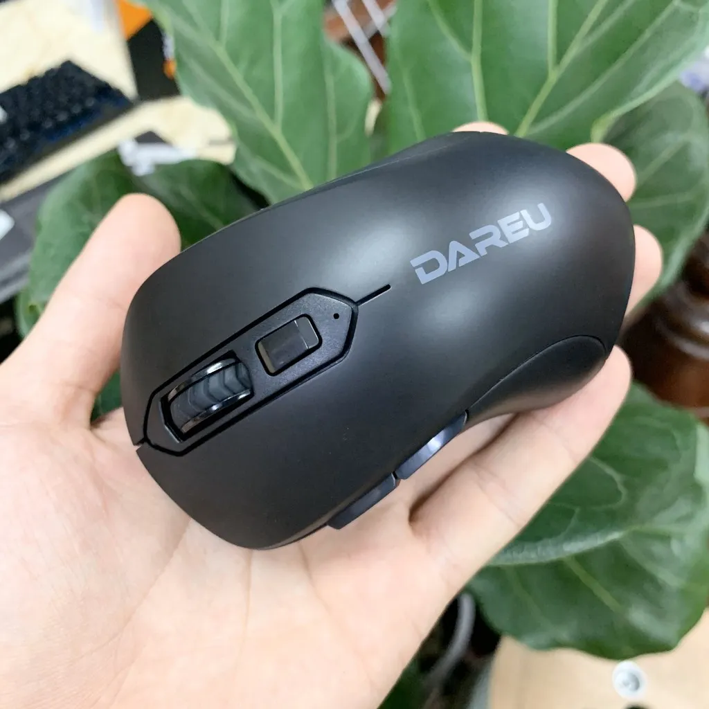 Ảnh Chuột không dây DAREU LM115G Pink / Black / White - Kết nối xa 10m 3
