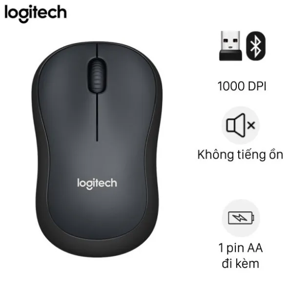 Ảnh Chuột không dây Logitech M221 / M241 (Silent Mouse) - Bảo hành 12 tháng 3
