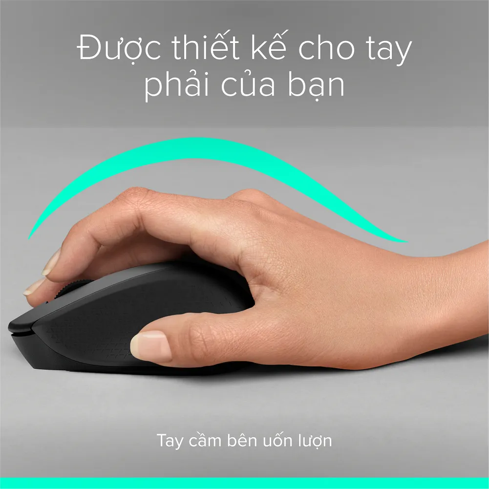 Ảnh Chuột không dây Logitech M330 Silent Plus - Giảm ồn, USB, thuận tay phải, PC/ Laptop 3