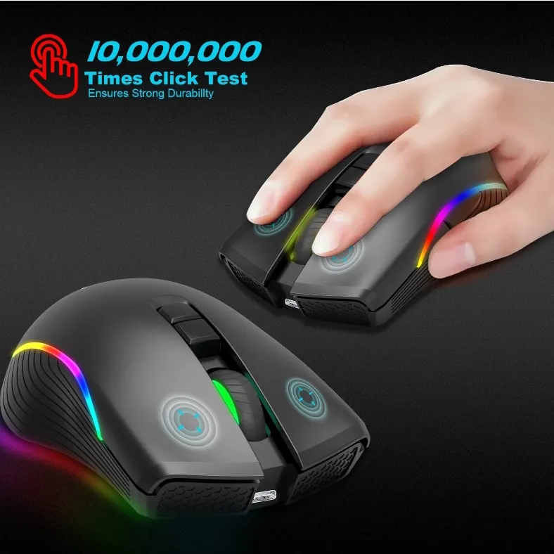 Ảnh Chuột không dây ZTU Smart GM20 wireless tự sạc pin, chuột gaming chơi game siêu bền DPI4800 1