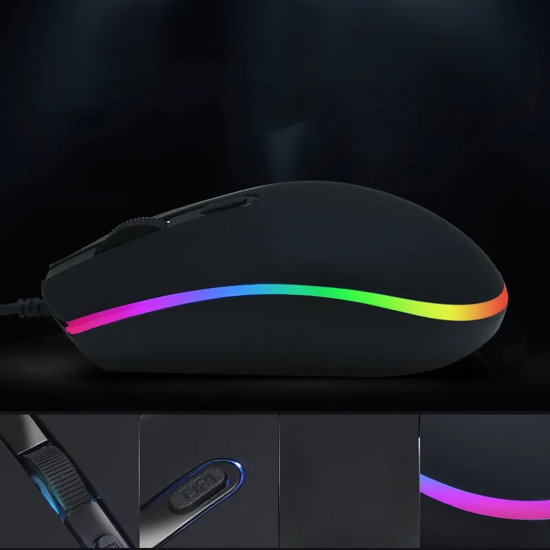 Ảnh Chuột máy tính chơi game ZTU Smart G17 có dây LED RGB DPI 3600 thiết kế công thái học phù hợp cả gaming và văn phòng 2