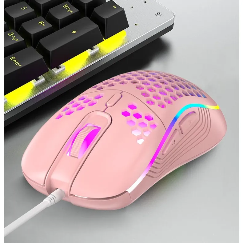 Ảnh Chuột máy tính có dây ZTU Smart D4 giá rẻ gaming văn phòng 7200DPI công thái học làm việc và chơi game cho pc laptop 2