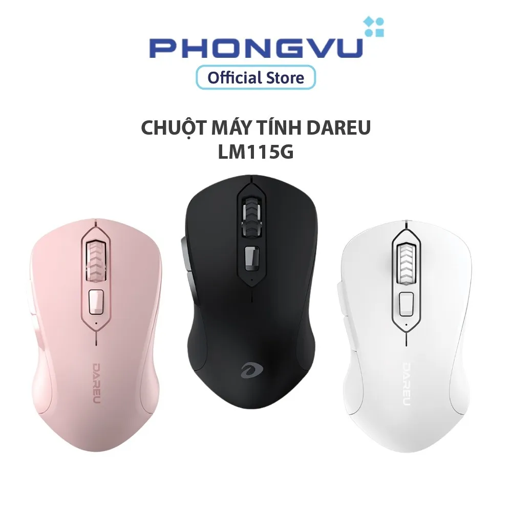 Ảnh Chuột máy tính không dây Dareu LM115G - Bảo hành 24 tháng 1