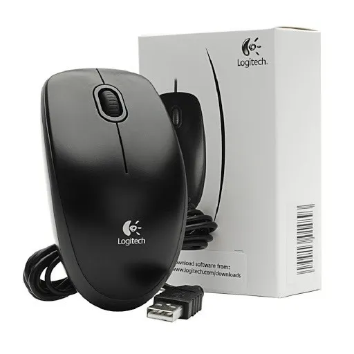 Ảnh Chuột máy tính Logitech B100  - Bảo hành 36 tháng 4