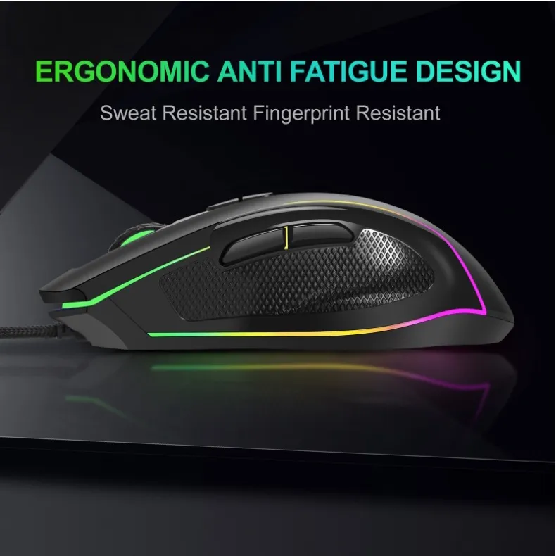 Ảnh Chuột máy tính ZTU Smart G30 bản có dây DPI 7200 thiết kế công thái học phù hợp cả gaming và văn phòng 2