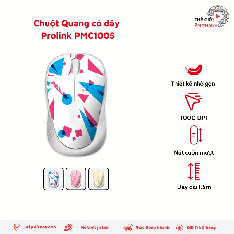 Ảnh Chuột Quang Có Dây Prolink PMC1005 - CHÍNH HÃNG STORE 2