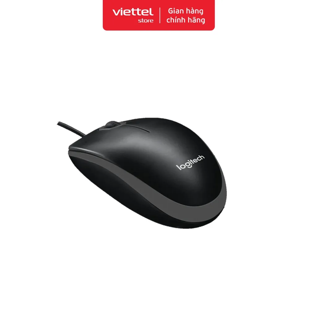 Ảnh Chuột quang USB Logitech B100 (910-006605) Chính hãng 1