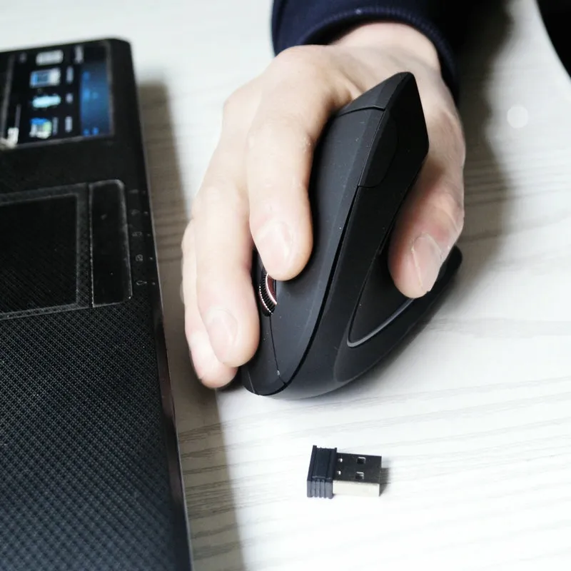 Ảnh Chuột đứng không dây ZTU SMART Z01 chống mỏi chuyên dùng cho pc laptop macbook ipad tivi 4