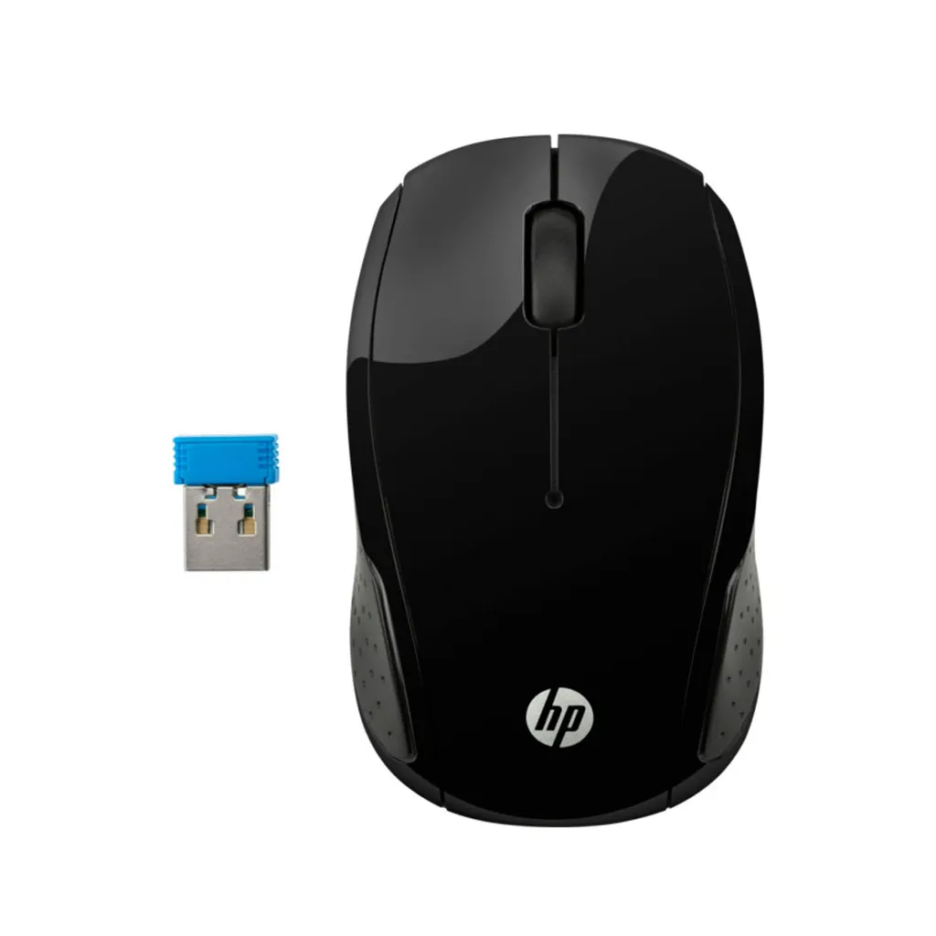 Ảnh Chuột Wireless HP 200 Màu đen - X6W31AA 1