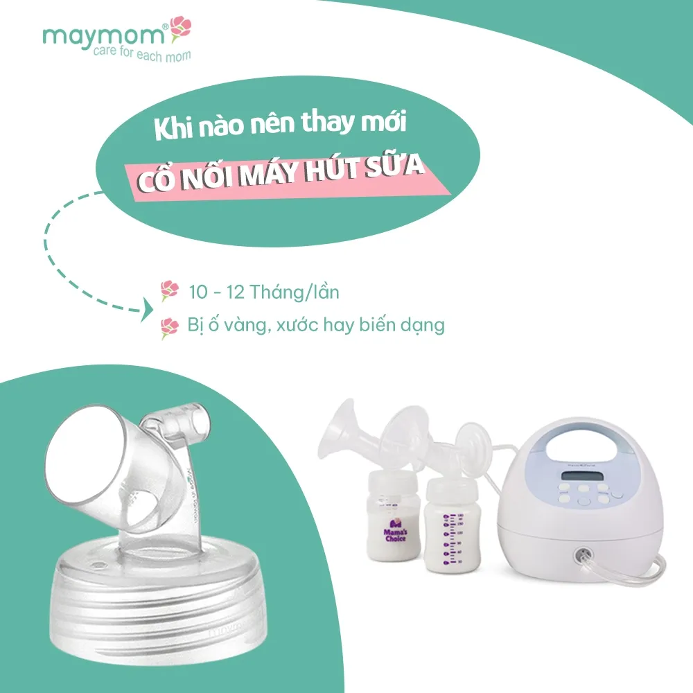 Ảnh Cổ Nối Phễu Maymom Myfit Loại Cổ Rộng, Tương Thích Phễu Hút Sữa Spectra, Pumpin, Lacteck, Mini Pum, Pumpa, Silicon 2