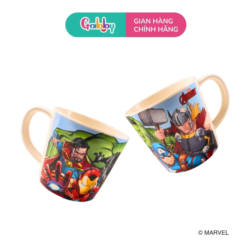 Ảnh Cốc Quai Cầm Melamine Marvel Đáng Yêu Cho Bé 3