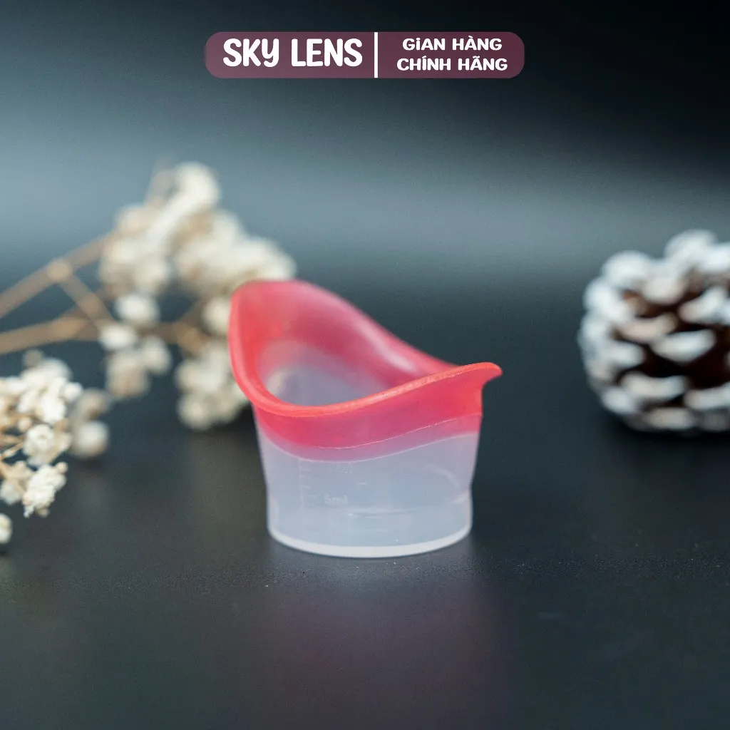 Ảnh Cốc rửa mắt silicon Sky Contact lens 3