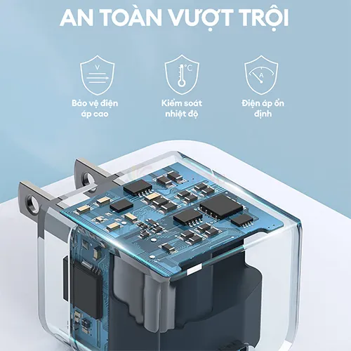 Ảnh Cốc sạc Anker PowerPort III 1Type-C 20W PD Cube A2149 - Hàng chính hãng 2