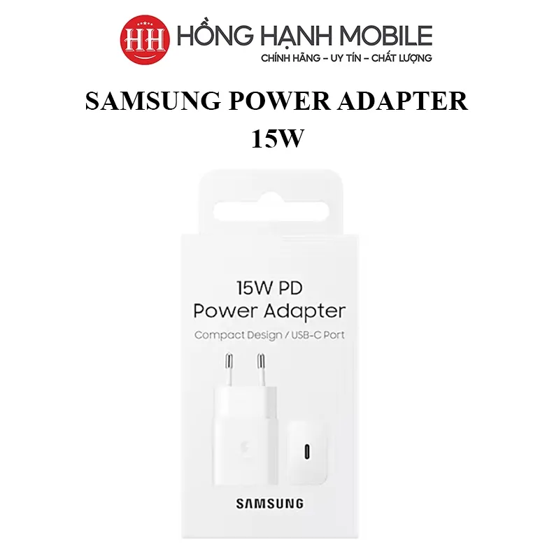 Ảnh Cốc Sạc Samsung Power Adapter 15W Type C PD EP-T1510 - Hàng Chính Hãng 3