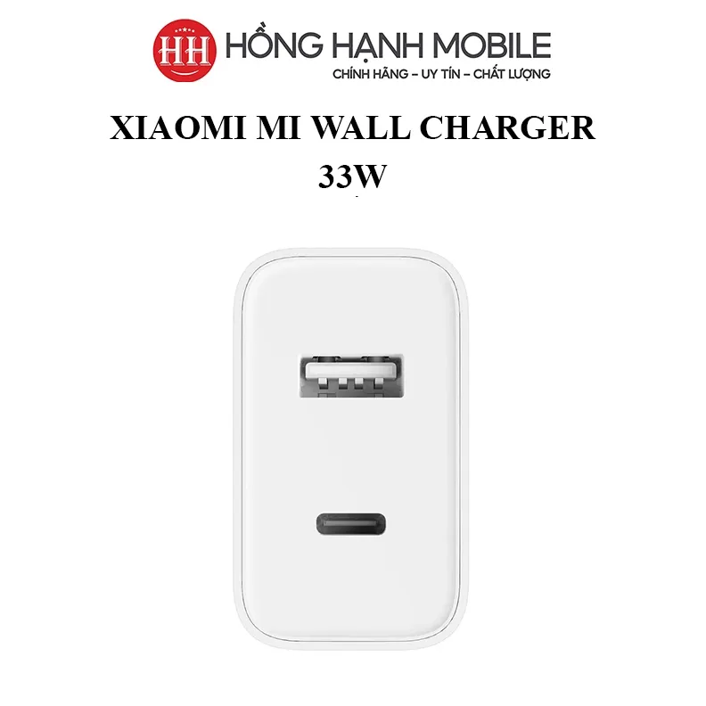 Ảnh Cốc Sạc Xiaomi Mi Wall Charger 33W Type C+Type A BHR4996GL - Hàng Chính Hãng 2