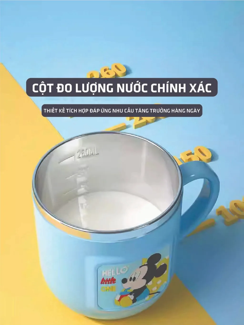 Ảnh Cốc uống nước cho bé 1989KIDS bằng thép không gỉ,cốc giữ nhiệt trẻ em có nắp đậy chống rơi,ly nước giữ nhiệt đáng yêu 4