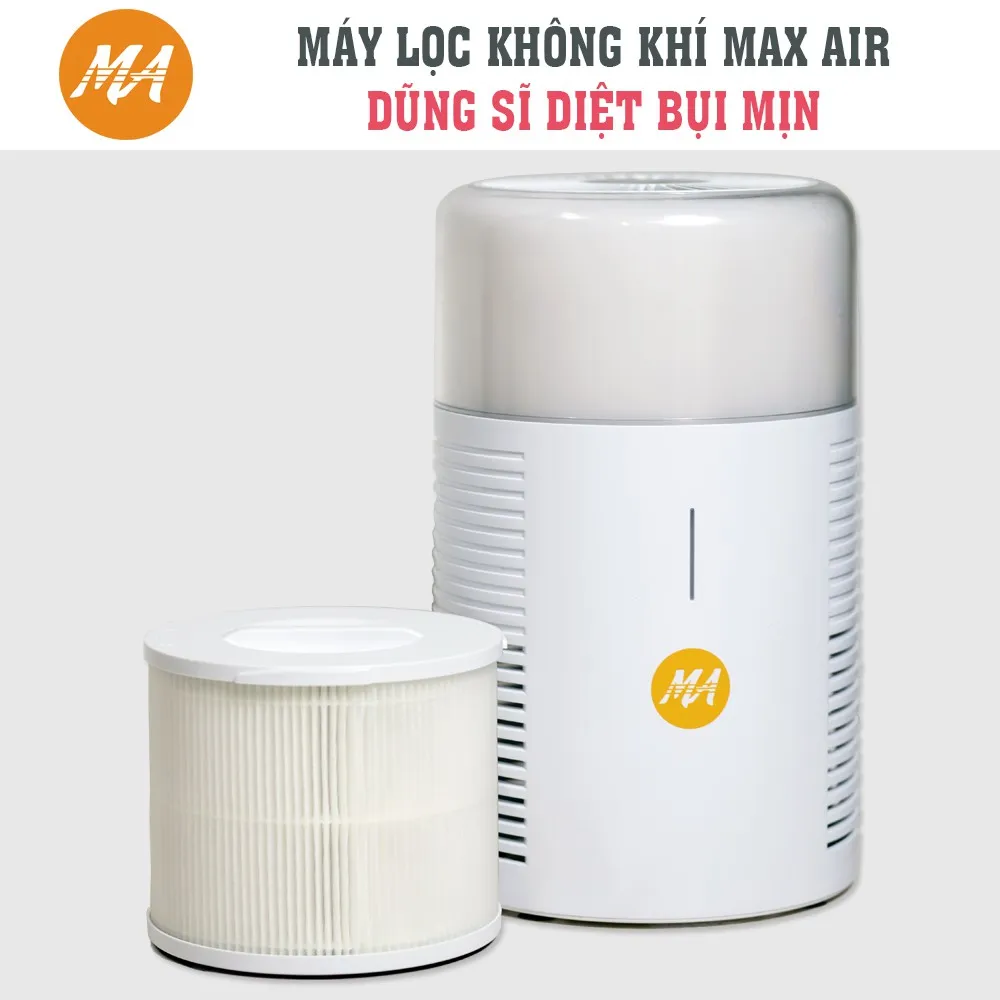 Ảnh Combo 03 màng lọc không khí hepa chính hãng MAX AIR thay thế máy lọc không khí MA025, bộ lọc HEPA tiêu chuẩn lọc bụi mịn 3