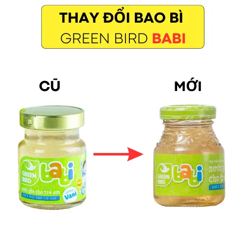 Ảnh Combo 10 Hũ Nước Yến Cho Trẻ Em Green Bird Babi - GREEN BIRD - Hũ Đơn (72g) 1