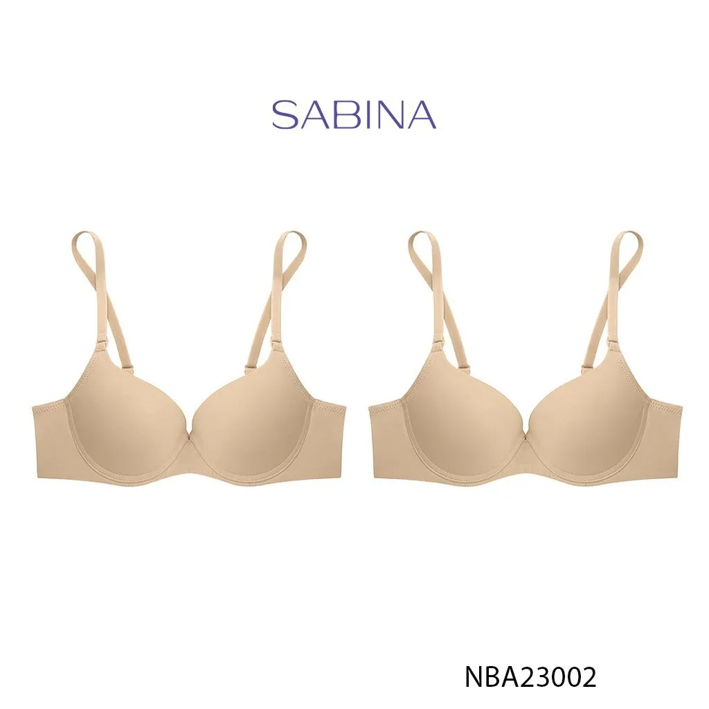 Ảnh Combo 2 Áo Lót Mút Dày Siêu Nâng Ngực Màu Trơn Basic Doomm Doomm By Sabina NBA23002 (tương tự SBA7998) 1