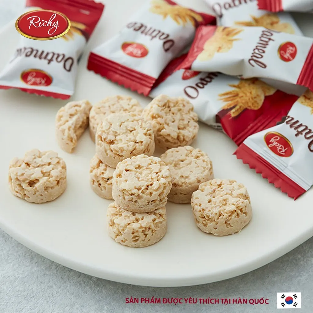 Ảnh Combo 2 Bánh Yến Mạch Richy 2 vị (Sữa và Phô Mai) 2