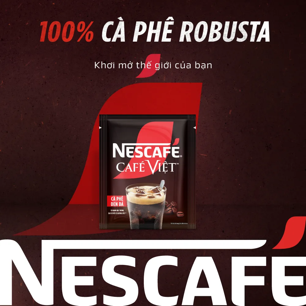 Ảnh Combo 2 Bịch Cà phê Hòa tan NESCAFÉ CAFÉ VIỆT 35 gói Vị Mạnh đặc trưng 3