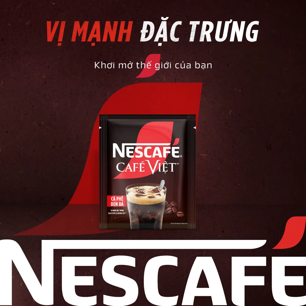 Ảnh Combo 2 Bịch Cà phê Hòa tan NESCAFÉ CAFÉ VIỆT 35 gói Vị Mạnh đặc trưng 4