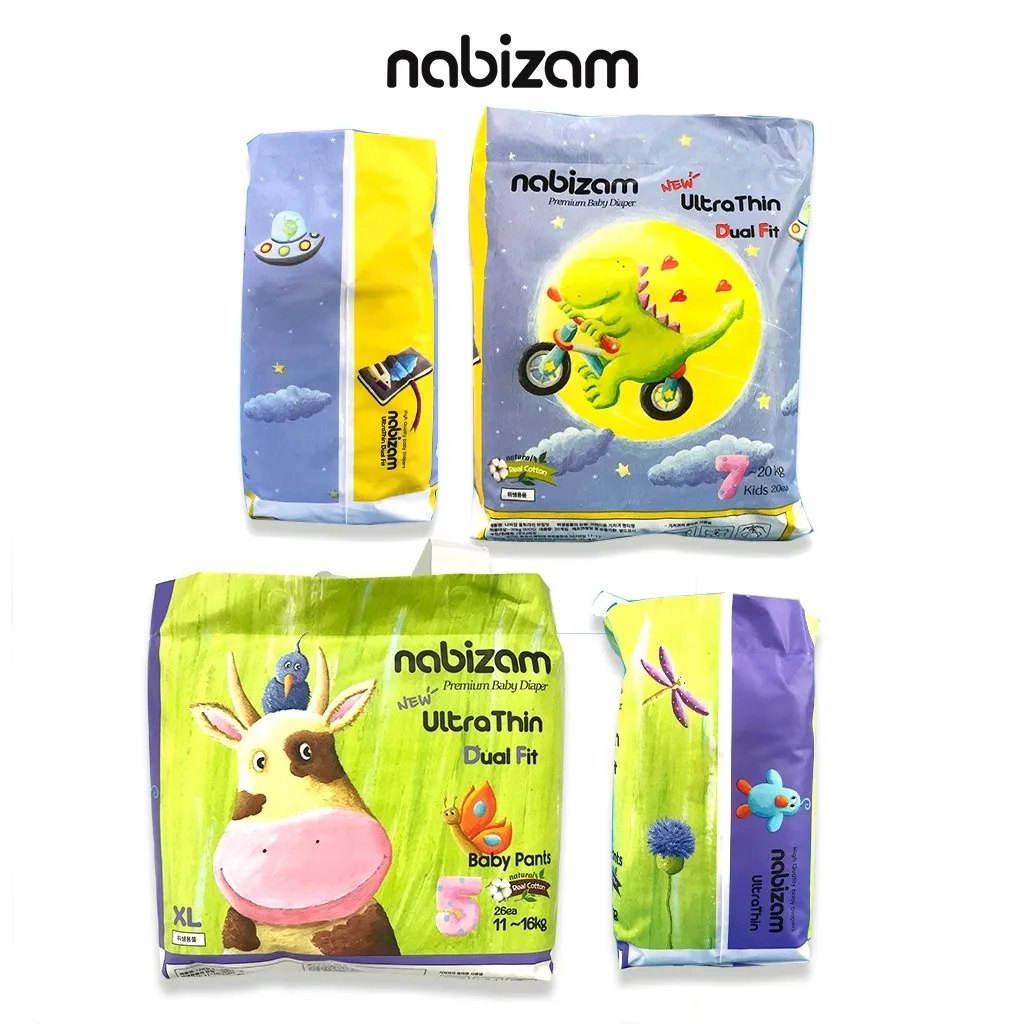 Ảnh Combo 2 Bịch Tã Quần NABIZAM Ultra Thin Nội Địa Hàn Rãnh Chống Tràn Linh Hoạt Size XL Cho Bé Từ 11-16kg, 26 Miếng/Bịch 3
