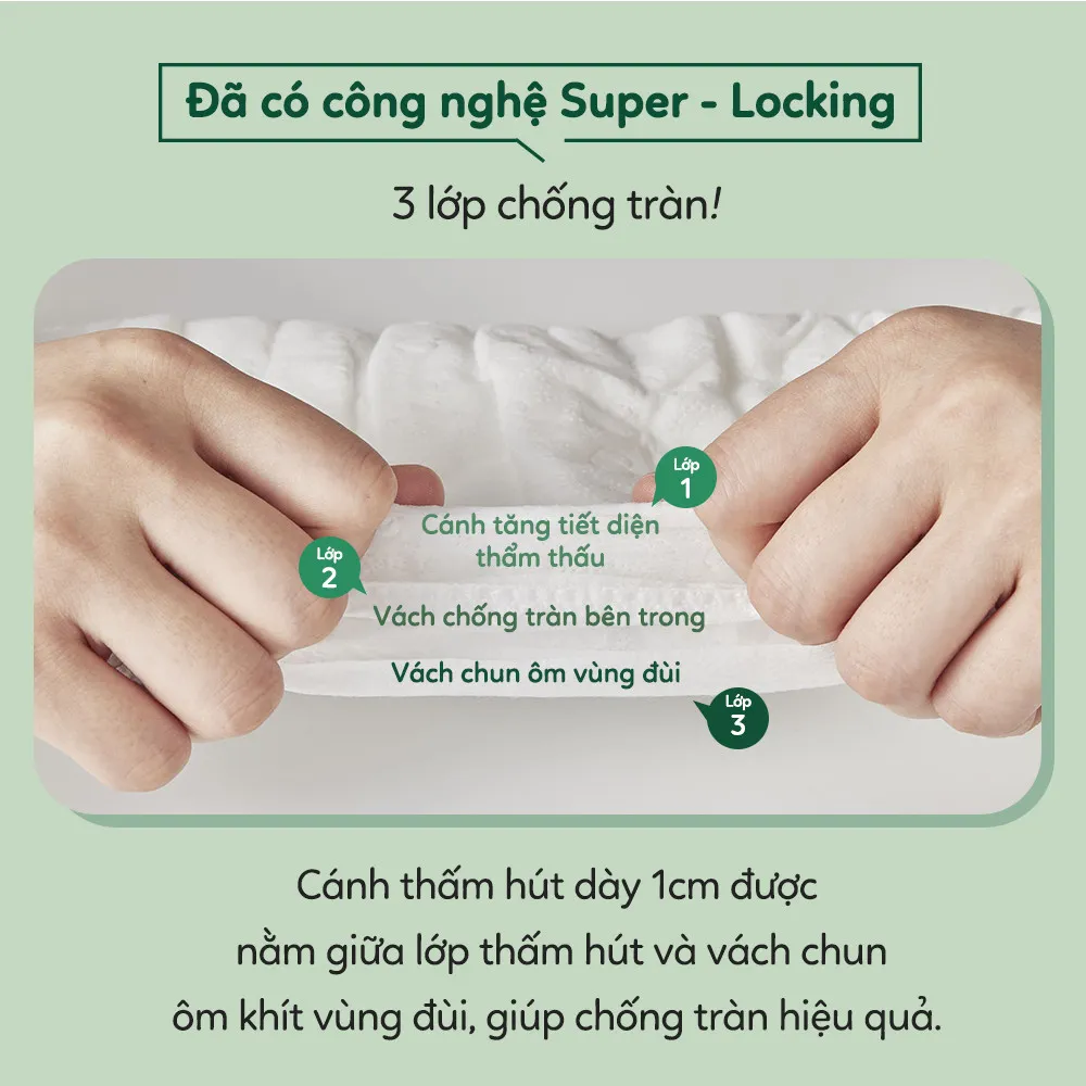 Ảnh Combo 2 Bịch Tã/Bỉm Quần NABIZAM ULTRA THIN 4 Mùa Mỏng Mềm Hơn, Thấm Hút Nhanh Hơn Size Cho Bé 6-24kg 3