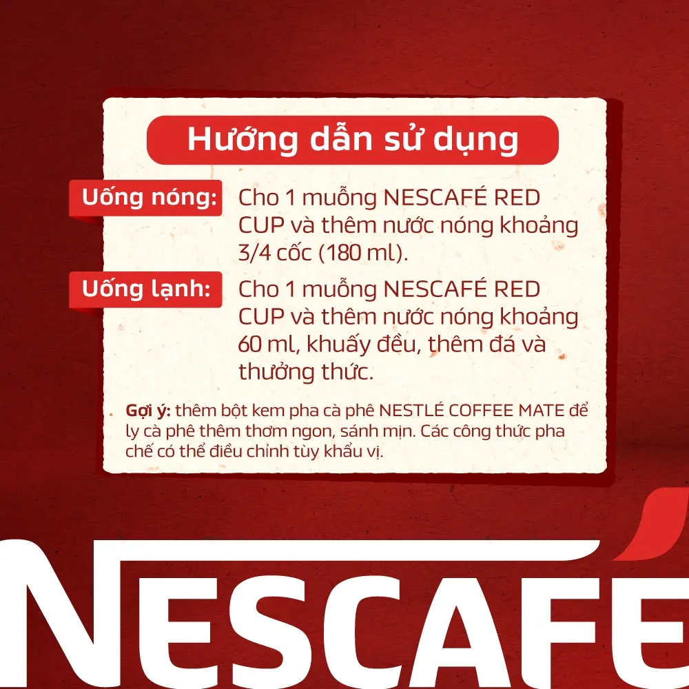 Ảnh Combo 2 Cà phê Nescafé Red Cup 200g/hộp 4