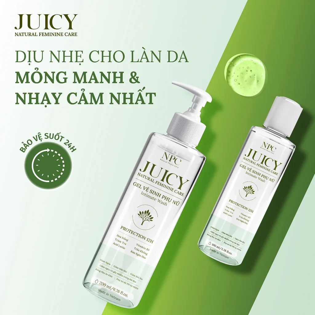 Ảnh COMBO 2 chai dung dịch vệ sinh phụ nữ NPC Juicy tinh chất trầu không 200ml - NPC PHAR 3