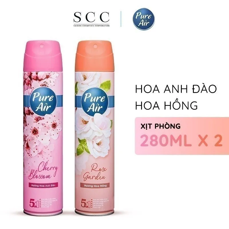 Ảnh Combo 2 chai xịt phòng nước hoa Pure Air 280ml/chai 3