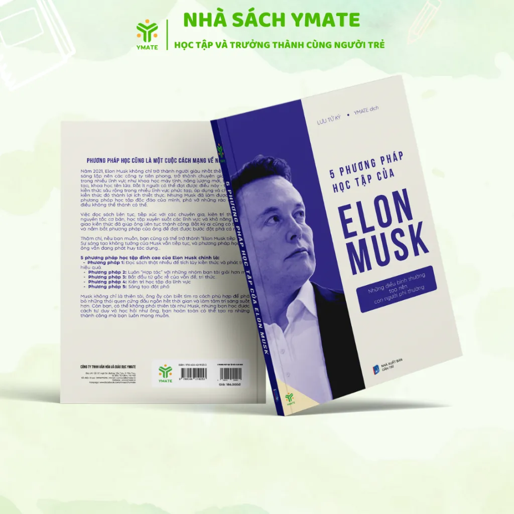 Ảnh Combo 2 Cuốn] Sách Phương Pháp Học Tập Feynman + 5 Phương Pháp Học Tập Của Elon Musk - YMATE 2