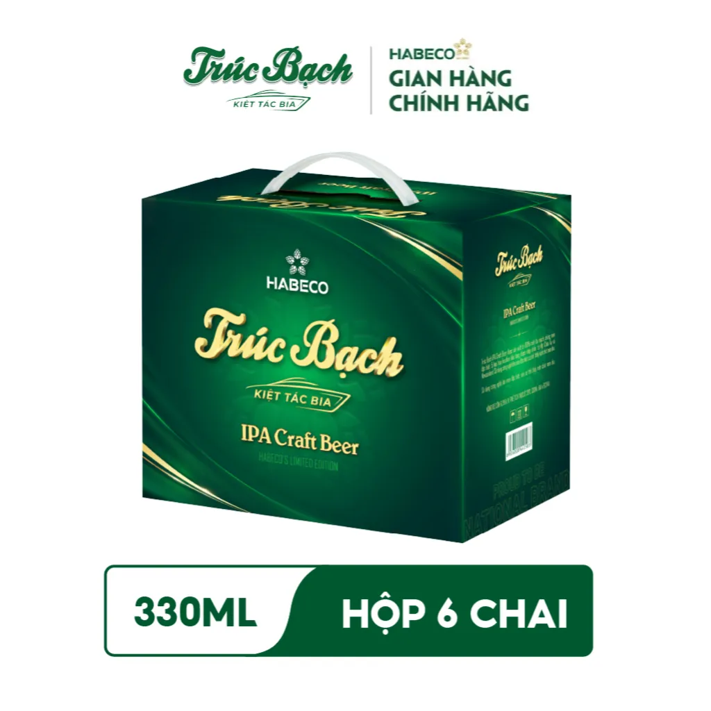 Ảnh Combo 2 Hộp Bia Trúc Bạch IPA Craft - Hộp 6 chai 330ml 2