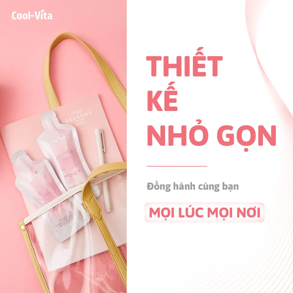 Ảnh Combo 2 Hộp Nước Uống Collagen Peptide 3000mg Coolvita Hỗ Trợ Trẻ Hóa Sáng Da, Cải Thiện Sức Khỏe Tóc Móng 4