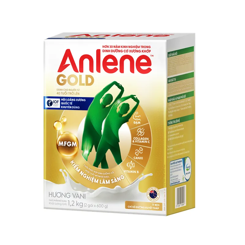 Ảnh Combo 2 hộp Sữa Bột Anlene Gold Hương Vani 1.2kg 3