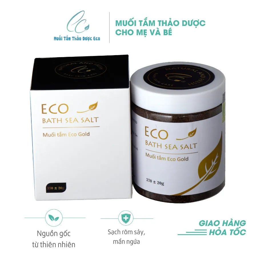 Ảnh Combo 2 lọ muối tắm bé Sinh Dược Gold 370g 2