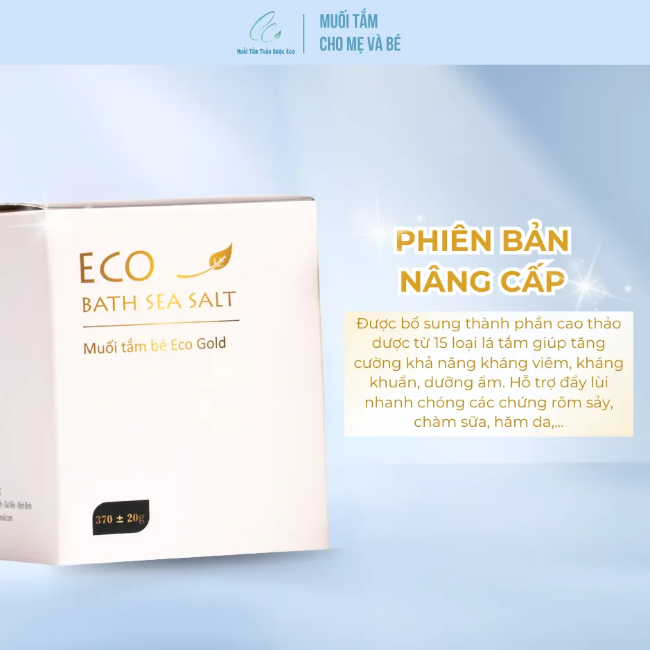 Ảnh Combo 2 lọ muối tắm bé Sinh Dược Gold 370g 3