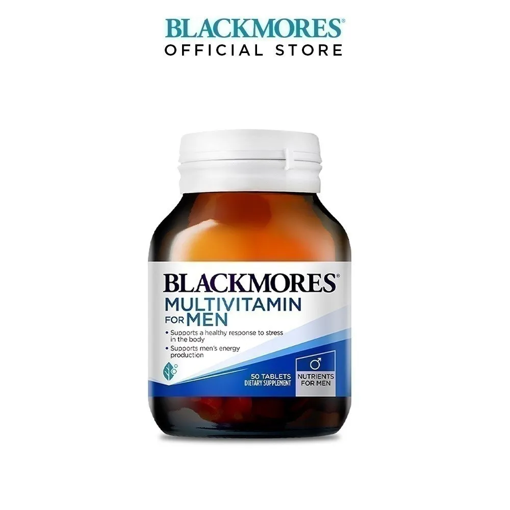 Ảnh Combo 2 Lọ Vitamin Tổng Hợp Hỗ Trợ Sức Khỏe Nam Giới Blackmores Multivitamin For Men 50 Viên/Lọ 2